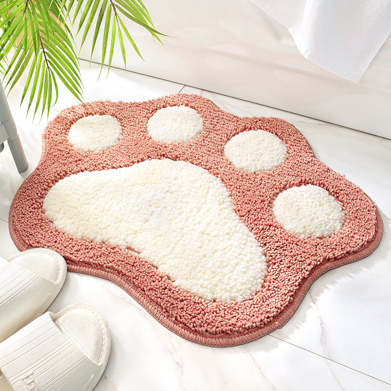 Anti-Slip Mat Bathroom Carpet Door Mat Cute Bathroom Foot Mat