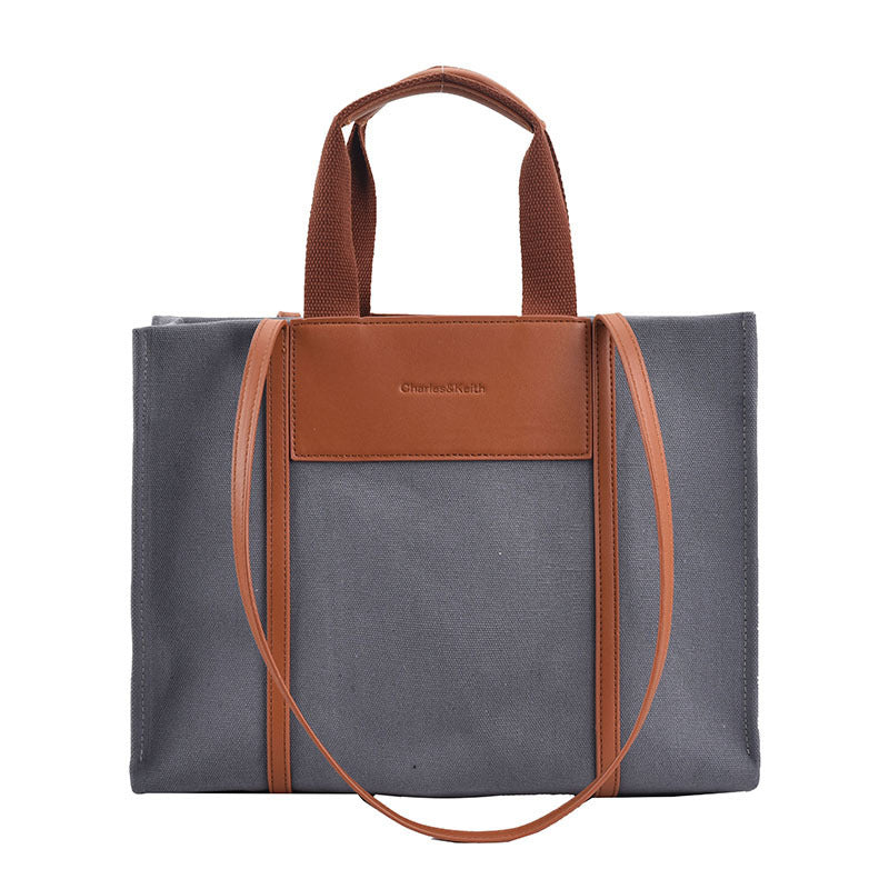 New Shopping Simple Canvas Shoulder Bag