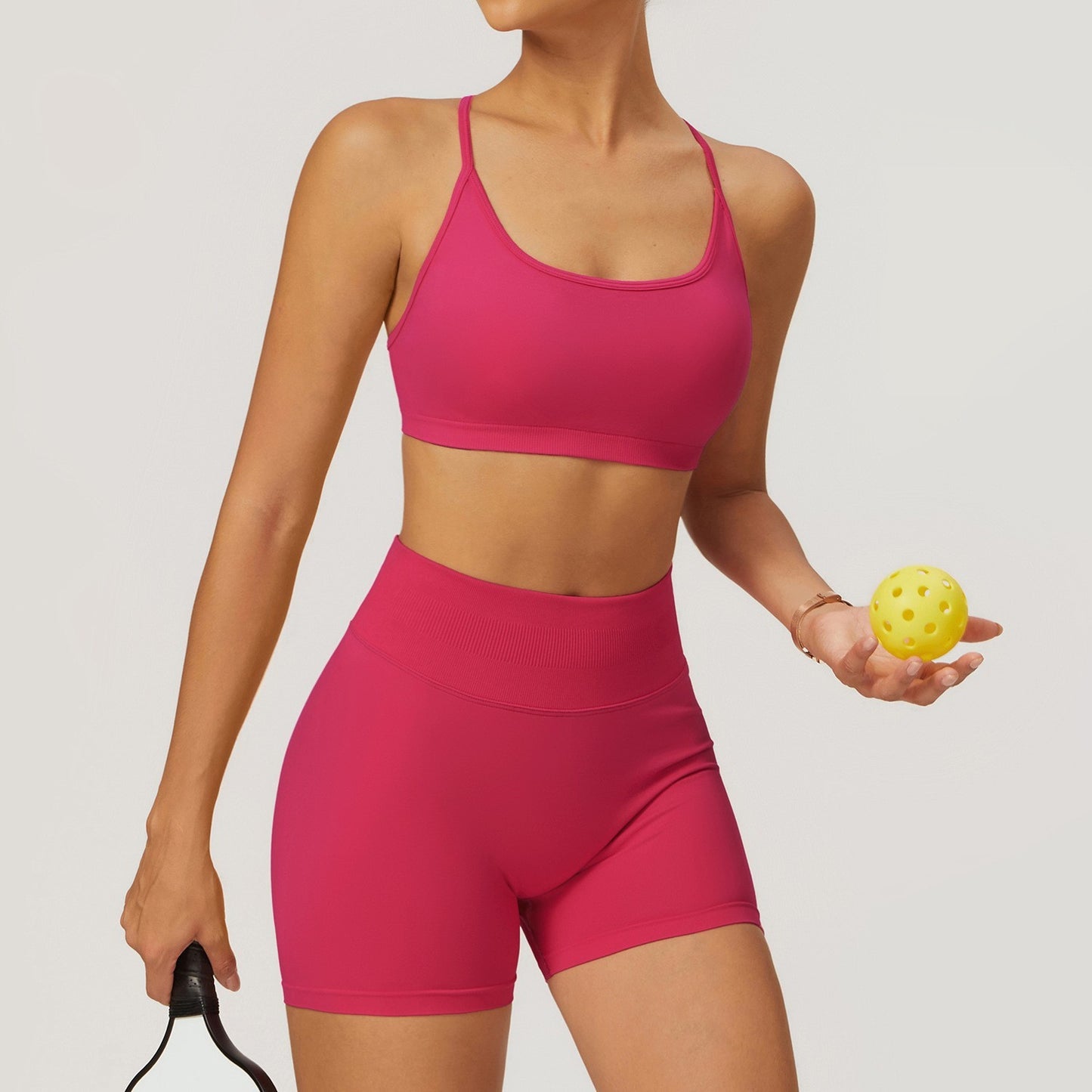 Seamless Beauty Back Yoga Suit